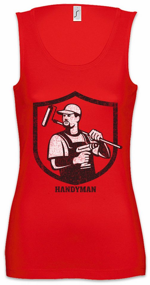 Urban Backwoods Tanktop Handyman IV Ärmelloses Damen T-Shirt Handwerk Handwerker Heimwerker Repairman DIY Enthusiast Mann von Urban Backwoods