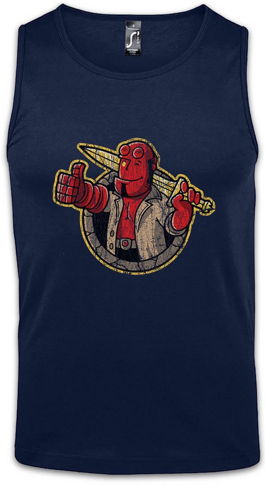 Urban Backwoods Tanktop Hell B Ärmelloses T-Shirt Agent Logo Movie Hellboy Mike Mignola Boy Un Rama Comic Paranormal von Urban Backwoods