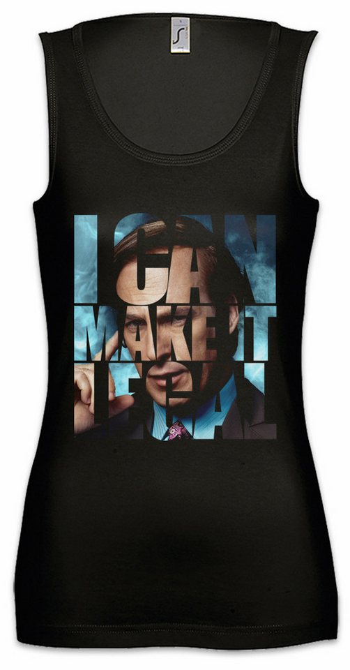 Urban Backwoods Tanktop I Can Make It Legal Saul Ärmelloses Damen T-Shirt Breaking Better TV Anwalt Call Bad Goodman von Urban Backwoods