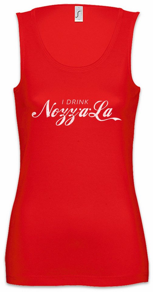 Urban Backwoods Tanktop I Drink Nozz-A-La Ärmelloses Damen T-Shirt Nozzala Cola Marke Logo Tower King Company Ted von Urban Backwoods