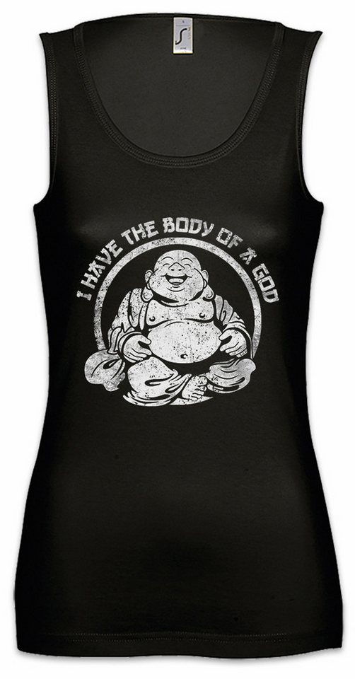 Urban Backwoods Tanktop I Have The Body Of A God Ärmelloses Damen T-Shirt Buddha Buddhismus Dicke Stolz Pride von Urban Backwoods