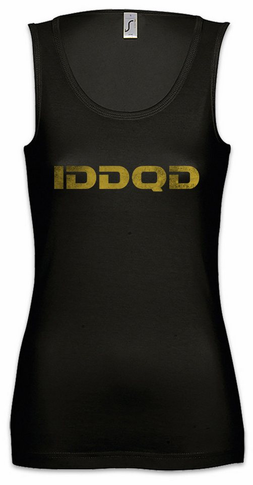 Urban Backwoods Tanktop IDDQD Ärmelloses Damen T-Shirt Fun Nerd Geek Sysadmin Coder Analyst IT Gamer Gaming Games PC von Urban Backwoods