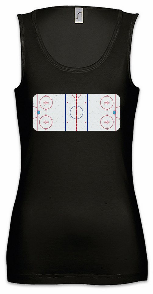 Urban Backwoods Tanktop Icehockey Field Ärmelloses Damen T-Shirt Player Sport Passion Love Spielfeld Court Spieler Verein von Urban Backwoods