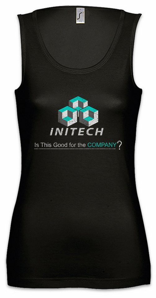 Urban Backwoods Tanktop Initech Ärmelloses Damen T-Shirt Office Alles Routine Space Sign Is This Good Company von Urban Backwoods