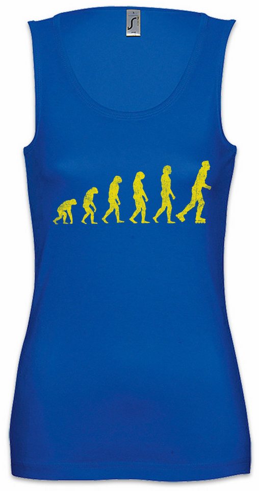 Urban Backwoods Tanktop Inline Skates Evolution Ärmelloses Damen T-Shirt Skater Sport Sports Inline-Skater Inliner Inline Skatess von Urban Backwoods
