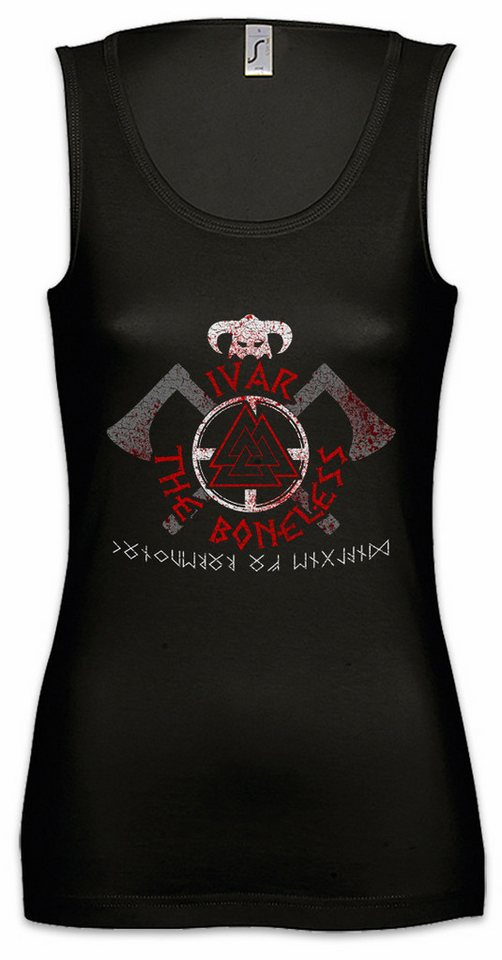 Urban Backwoods Tanktop Ivar The Boneless Ärmelloses Damen T-Shirt Berserk Berserker Vikings Thor Odhin Walhalla Norsemen von Urban Backwoods