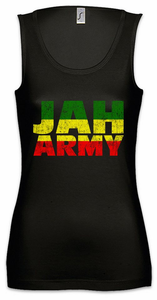 Urban Backwoods Tanktop Jah Army Ärmelloses Damen T-Shirt Babylon Musik Babylon Zion Jamaika Reggae Marley Irie Ska von Urban Backwoods