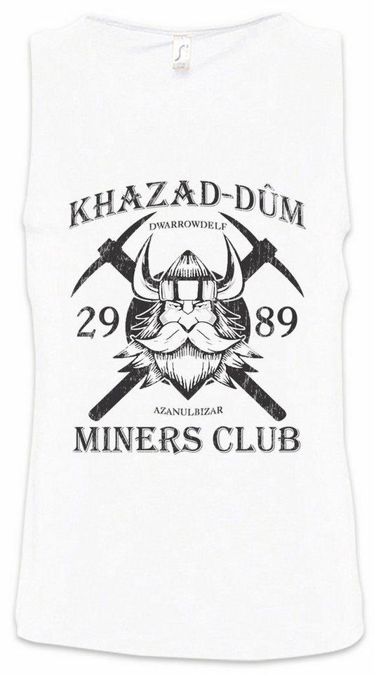 Urban Backwoods Tanktop Khazad-Dum Miners Club Ärmelloses T-Shirt Lord of Herr der the Rings Ringe Gondor Frodo Sauron von Urban Backwoods