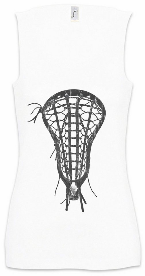 Urban Backwoods Tanktop Lacrosse Stick End Ärmelloses Damen T-Shirt Lacrosseschläger La Crosse Ball Soccer Player Sport von Urban Backwoods