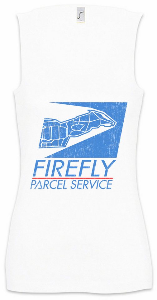 Urban Backwoods Tanktop Leaf Parcel Service Ärmelloses Damen T-Shirt Sci-Fi Firefly Bronze Symbol Logo Company Firma von Urban Backwoods
