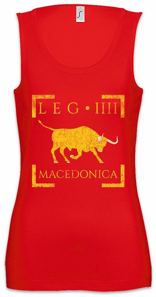 Urban Backwoods Tanktop Legio IIII Macedonica Ärmelloses Damen T-Shirt Rom Rome Roman Legion Reich Empire Julius Caesar von Urban Backwoods