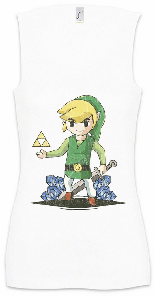 Urban Backwoods Tanktop Link Diamonds Ärmelloses Damen T-Shirt Zelda Game Gamer PC Gaming Hyrule Link Games Geek von Urban Backwoods