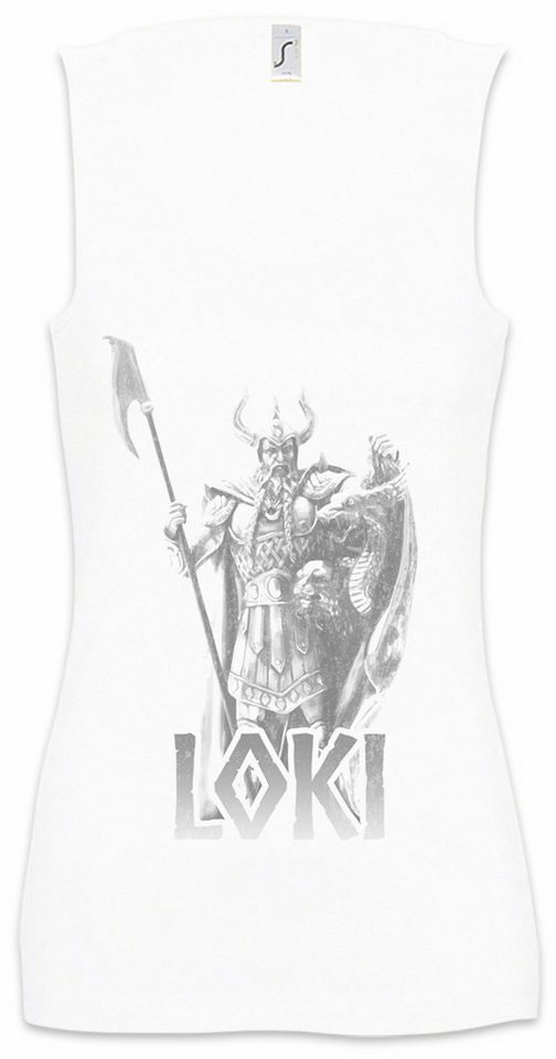 Urban Backwoods Tanktop Loki Ärmelloses Damen T-Shirt Wikinger Vikings Walhalla Odhin Thor Walhall Wotan Loki Midgard von Urban Backwoods