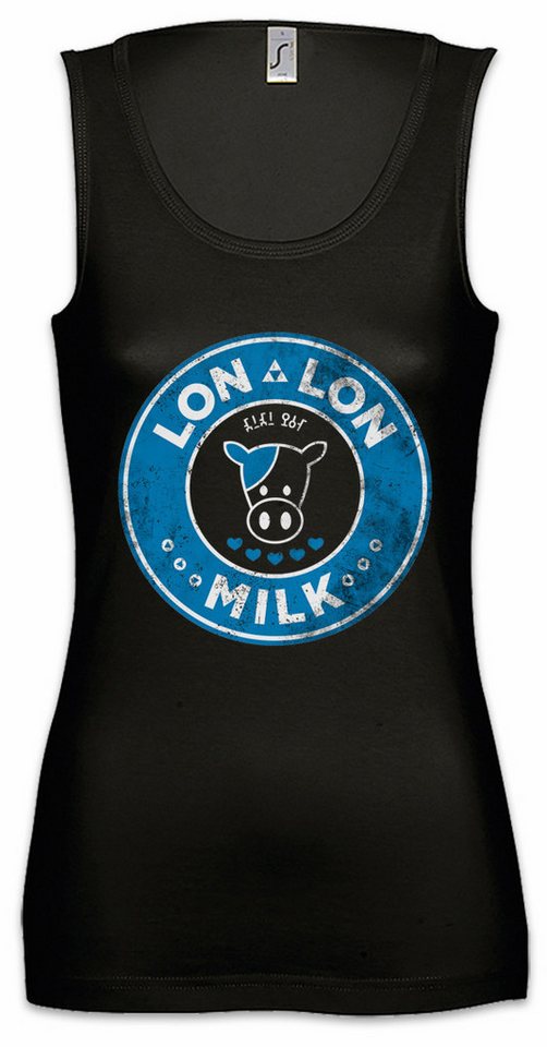 Urban Backwoods Tanktop Lon Lon Milk I Ärmelloses Damen T-Shirt Milch Farm Ranch Game Link Game Adventure Zelda Nerd von Urban Backwoods