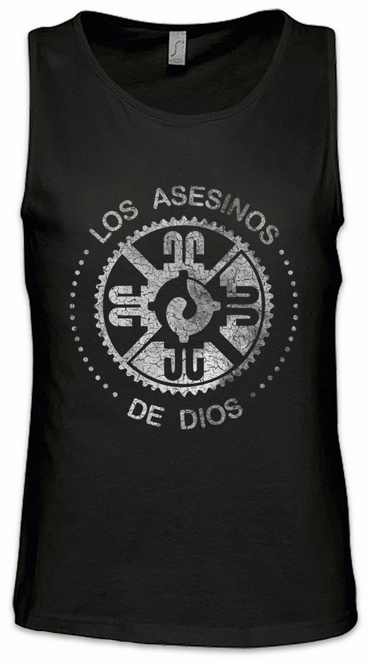 Urban Backwoods Tanktop Los Asenios Logo Ärmelloses T-Shirt Patch Biker Club Motorcycle Symbol Sign Gang SOA MC von Urban Backwoods