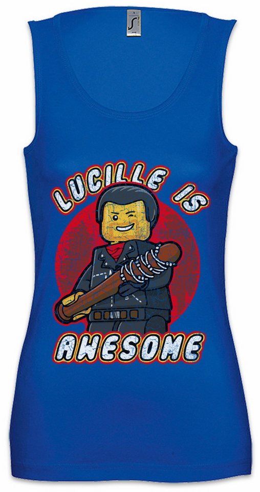 Urban Backwoods Tanktop Lucille Is Awesome Ärmelloses Damen T-Shirt NeganThe Baseball Walking Baseballschläger Dead Bat Quote von Urban Backwoods