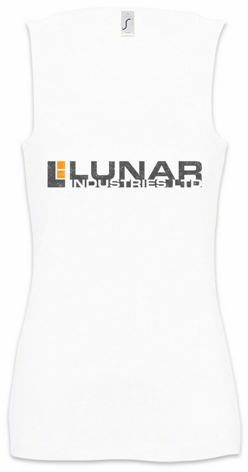 Urban Backwoods Tanktop Lunar Industries Ärmelloses Damen T-Shirt Moon Zeichen Sign Logo Serie Bell Mondbasis SciFi von Urban Backwoods