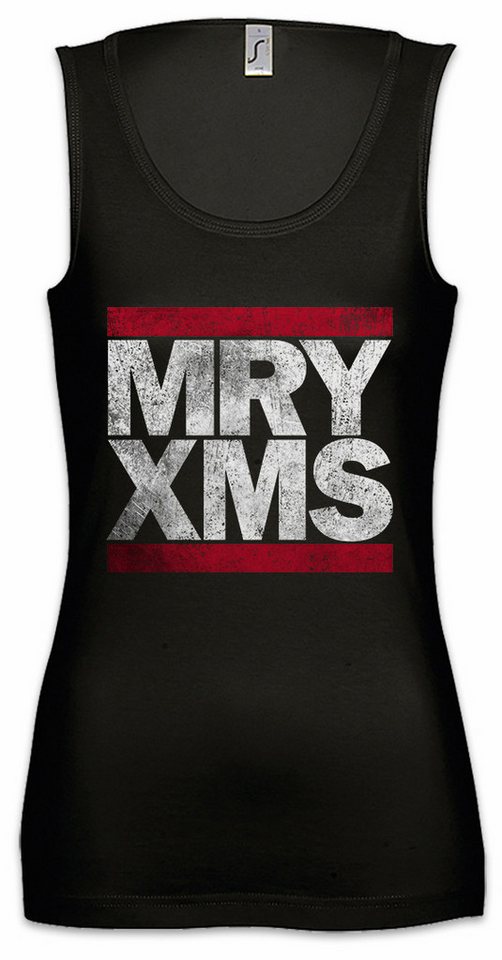 Urban Backwoods Tanktop MRY XMS Ärmelloses Damen T-Shirt Merry Xmas Christmas Weihnachten Natale Feliz Navidad von Urban Backwoods