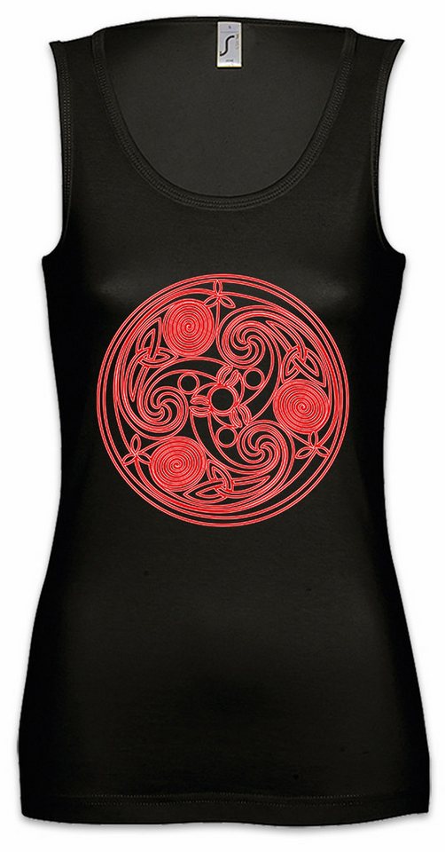 Urban Backwoods Tanktop Mandala IX Ärmelloses Damen T-Shirt Celtic Kelten Yantra Hinduism Buddhismus Hinduismus Hindu Shiva von Urban Backwoods