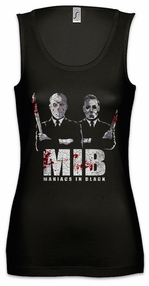 Urban Backwoods Tanktop Maniacs In Black Ärmelloses Damen T-Shirt Men Jason Halloween Horror Freitag Voorhees the 13th von Urban Backwoods
