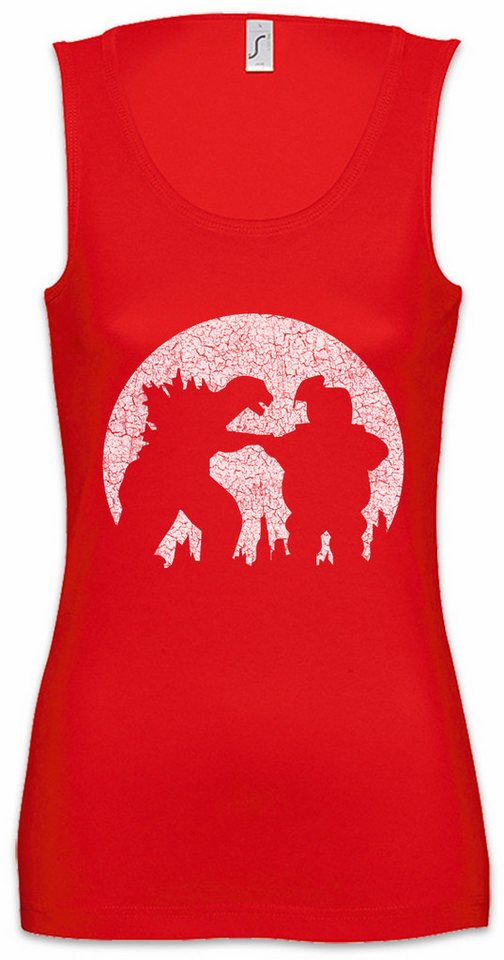 Urban Backwoods Tanktop Marshzilla II Ärmelloses Damen T-Shirt Godzilla Ghost Geek Nerd Japan Man Busters Nippon von Urban Backwoods