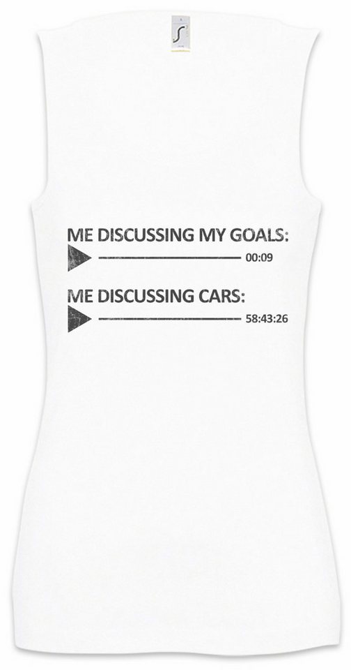 Urban Backwoods Tanktop Me Discussing Ärmelloses Damen T-Shirt Race Racing Car Auto Driver Petrol Head Fun Engine von Urban Backwoods