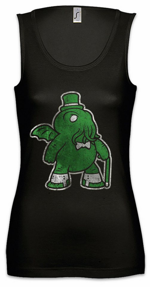 Urban Backwoods Tanktop Mister Cthulhu Ärmelloses Damen T-Shirt Call Horror Arkham H. P. Miskatonic R´LYEH University Antarctic von Urban Backwoods