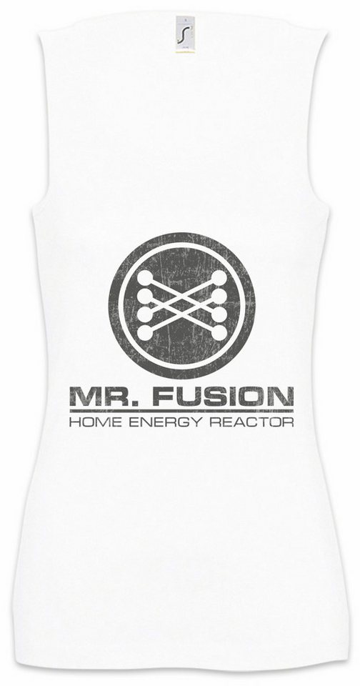 Urban Backwoods Tanktop Mr. Fusion Ärmelloses Damen T-Shirt Back Energy To The Zurück Reactor Future Home Zukunft Symbol von Urban Backwoods