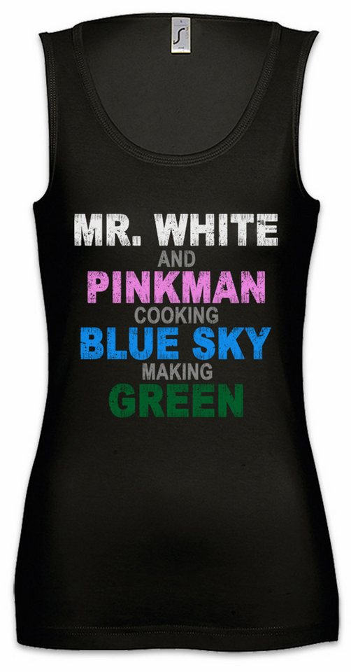 Urban Backwoods Tanktop Mr. White & Pinkman Cooking Ärmelloses Damen T-Shirt Walter Breaking Bad Crystal Pinkman Let's von Urban Backwoods