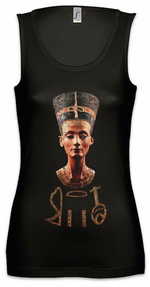 Urban Backwoods Tanktop Nefertiti Vintage Ärmelloses Damen T-Shirt Egytian Pharao Ägypten Echnaton Egypt Mummy Seth von Urban Backwoods