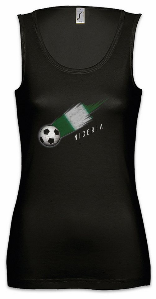 Urban Backwoods Tanktop Nigeria Football Comet I Ärmelloses Damen T-Shirt Nigerien Nigerianische Fahne Nigerian Fußball von Urban Backwoods