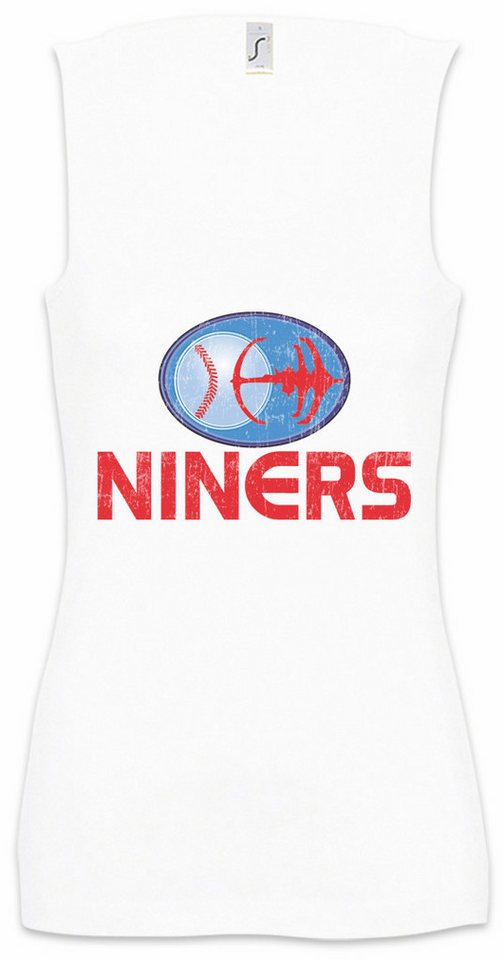 Urban Backwoods Tanktop Niners Ärmelloses Damen T-Shirt Star Logo Zeichen Sign Trek Baseball Team TNG TV Symbol von Urban Backwoods