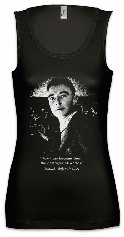Urban Backwoods Tanktop Now I Am Become Death Ärmelloses Damen T-Shirt The Destroyer Of The Robert Oppenheimer Nuclear Weapons von Urban Backwoods