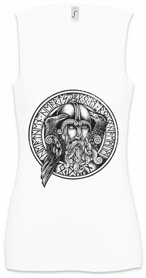 Urban Backwoods Tanktop Odhin II Ärmelloses Damen T-Shirt Eye Walhalla Odhin Wotan Thor Midgard Asen Wikinger Yggdrasil von Urban Backwoods
