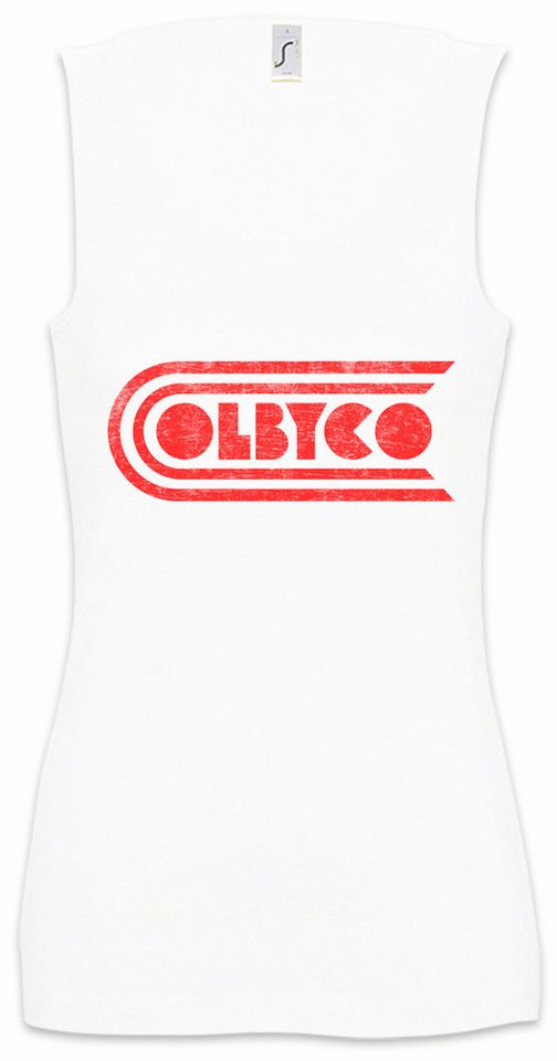Urban Backwoods Tanktop Olbyco Ärmelloses Damen T-Shirt Denver Symbol Sign Firma Company Logo Carrington Dynasty Blake Alexis von Urban Backwoods