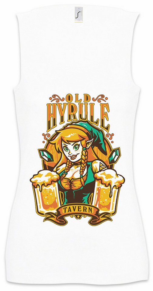 Urban Backwoods Tanktop Old Hyrule Tavern I Ärmelloses Damen T-Shirt Link Adventure Legend Zelda Triforce Logo Symbol von Urban Backwoods