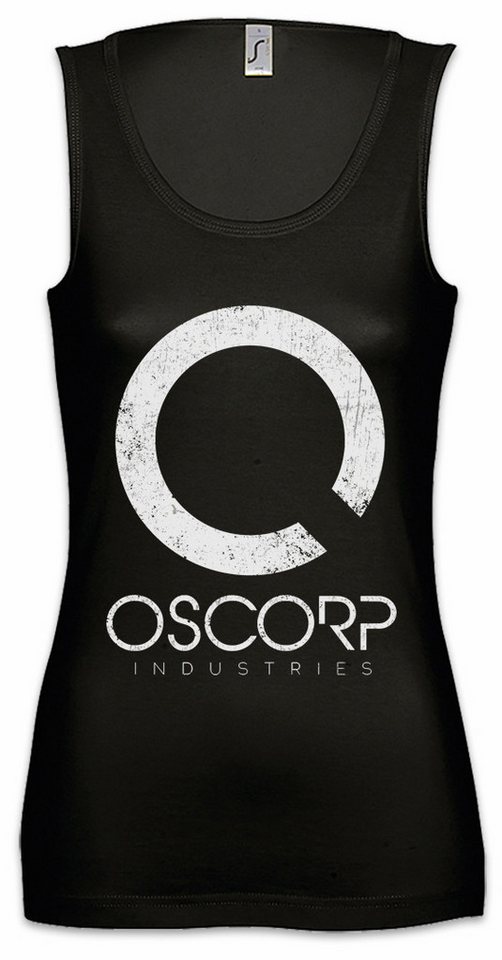 Urban Backwoods Tanktop Oscorp Industries Logo Ärmelloses Damen T-Shirt Osbourne Symbol Green Spider Norman Man von Urban Backwoods