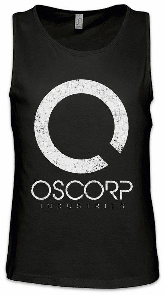 Urban Backwoods Tanktop Oscorp Industries Logo Ärmelloses T-Shirt Osbourne Symbol Amazing Green Spider Norman Man von Urban Backwoods