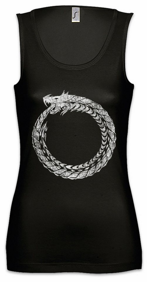 Urban Backwoods Tanktop Ouroboros Ärmelloses Damen T-Shirt Uroboros Schlange Ancient Myths Snake Unendlichkeit Symbol Sign von Urban Backwoods