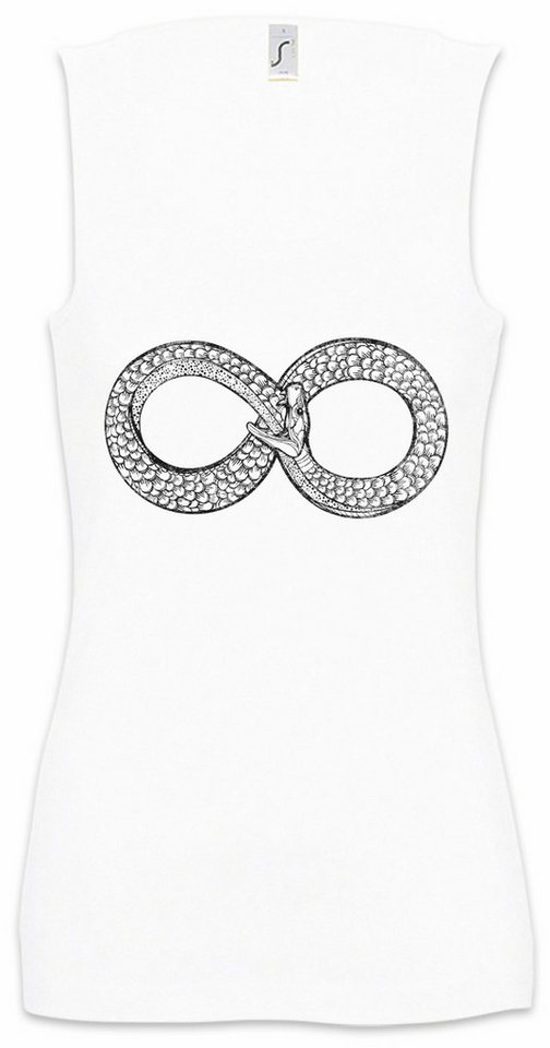 Urban Backwoods Tanktop Ouroboros Infinity Ärmelloses Damen T-Shirt Uroboros Schlange Ancient Mythologie Snake Eternal Cycle von Urban Backwoods