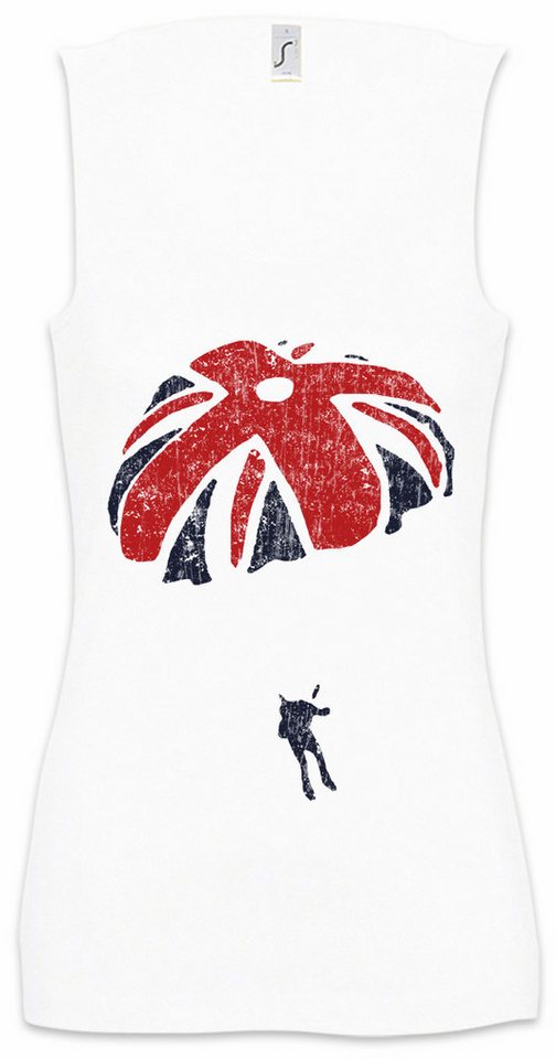 Urban Backwoods Tanktop Parajack Ärmelloses Damen T-Shirt James MI6 The Spy Zeichen Bond Who Beißer Spion England UK von Urban Backwoods