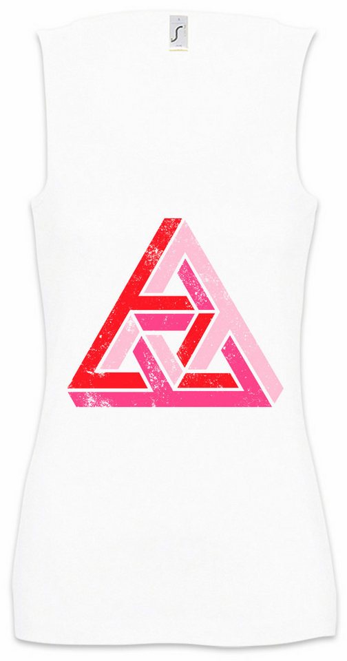 Urban Backwoods Tanktop Penrose Logo Sign I Ärmelloses Damen T-Shirt Big Geek Triangle Bang Theory Parkett Treppe Nerd von Urban Backwoods