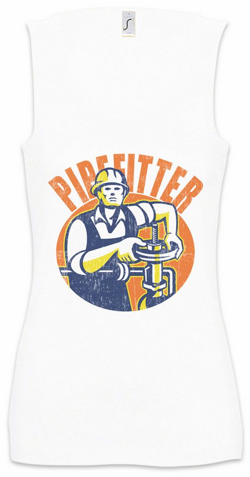 Urban Backwoods Tanktop Pipefitter Ärmelloses Damen T-Shirt Klempner Plumber Gas Wasser Wärmetechniker Metal Roofer Handwerk von Urban Backwoods