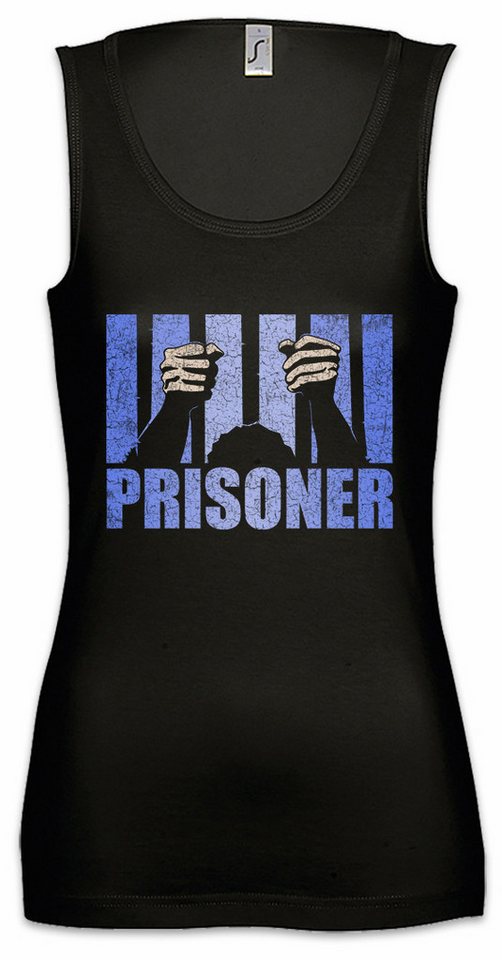 Urban Backwoods Tanktop Prisoner Ärmelloses Damen T-Shirt Prison Jail Gefangener Gefängnis Haft Häftling Knast Gitterstäbe von Urban Backwoods