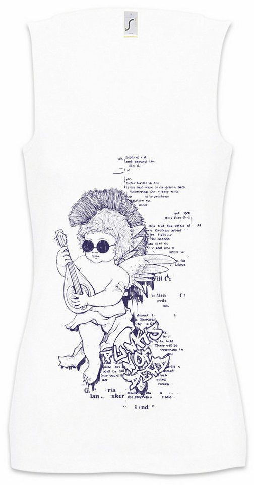 Urban Backwoods Tanktop Punks Not Dead Angel Ärmelloses Damen T-Shirt UK Experimental Rock Wave Engel Avant-Garde Funk von Urban Backwoods