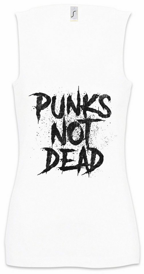 Urban Backwoods Tanktop Punks Not Dead I Ärmelloses Damen T-Shirt Music DJ MC Punk Anarchy UK Sid England Wave Vicious von Urban Backwoods