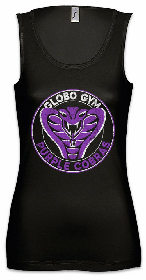 Urban Backwoods Tanktop Purple Cobras Ärmelloses Damen T-Shirt Dodgeball Globy Gym Logo Voll Auf Die Nüsse von Urban Backwoods