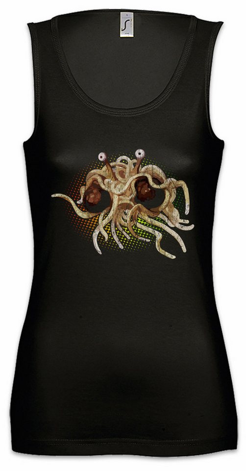 Urban Backwoods Tanktop Reggae Spaghetti Monster Ärmelloses Damen T-ShirtItalain Reggae Italy Jamaika Italien von Urban Backwoods