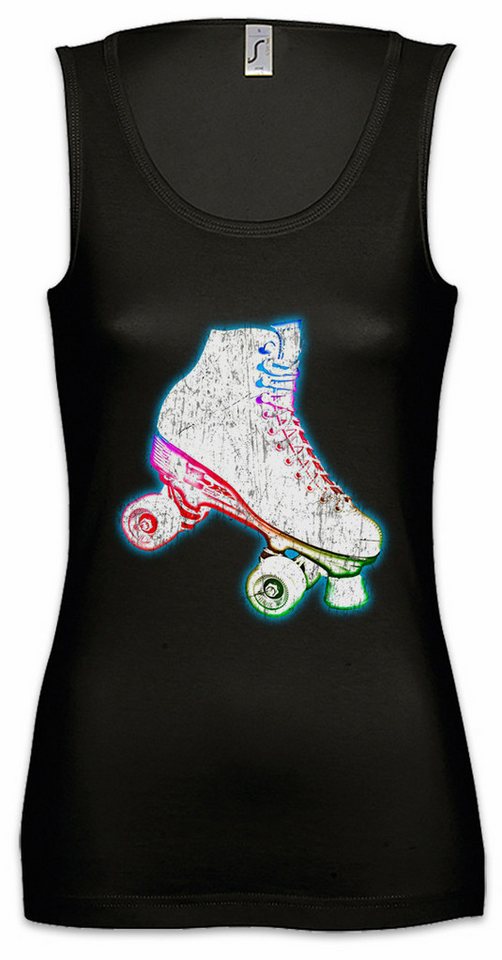 Urban Backwoods Tanktop Roller Skate Ärmelloses Damen T-Shirt Rollschuhe Skater Inline-Skater Inline Skates Girl Derby von Urban Backwoods