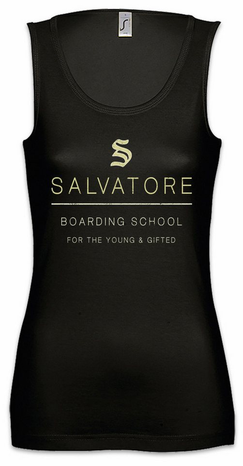 Urban Backwoods Tanktop Salvatore Boarding School Ärmelloses Damen T-Shirt TV Vampire True Dracula Diaries Blood Blut von Urban Backwoods